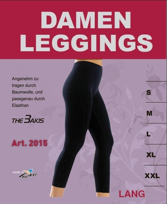 The Bakis Damen Leggins 2015, lang, Anthrazit, Gr.XL