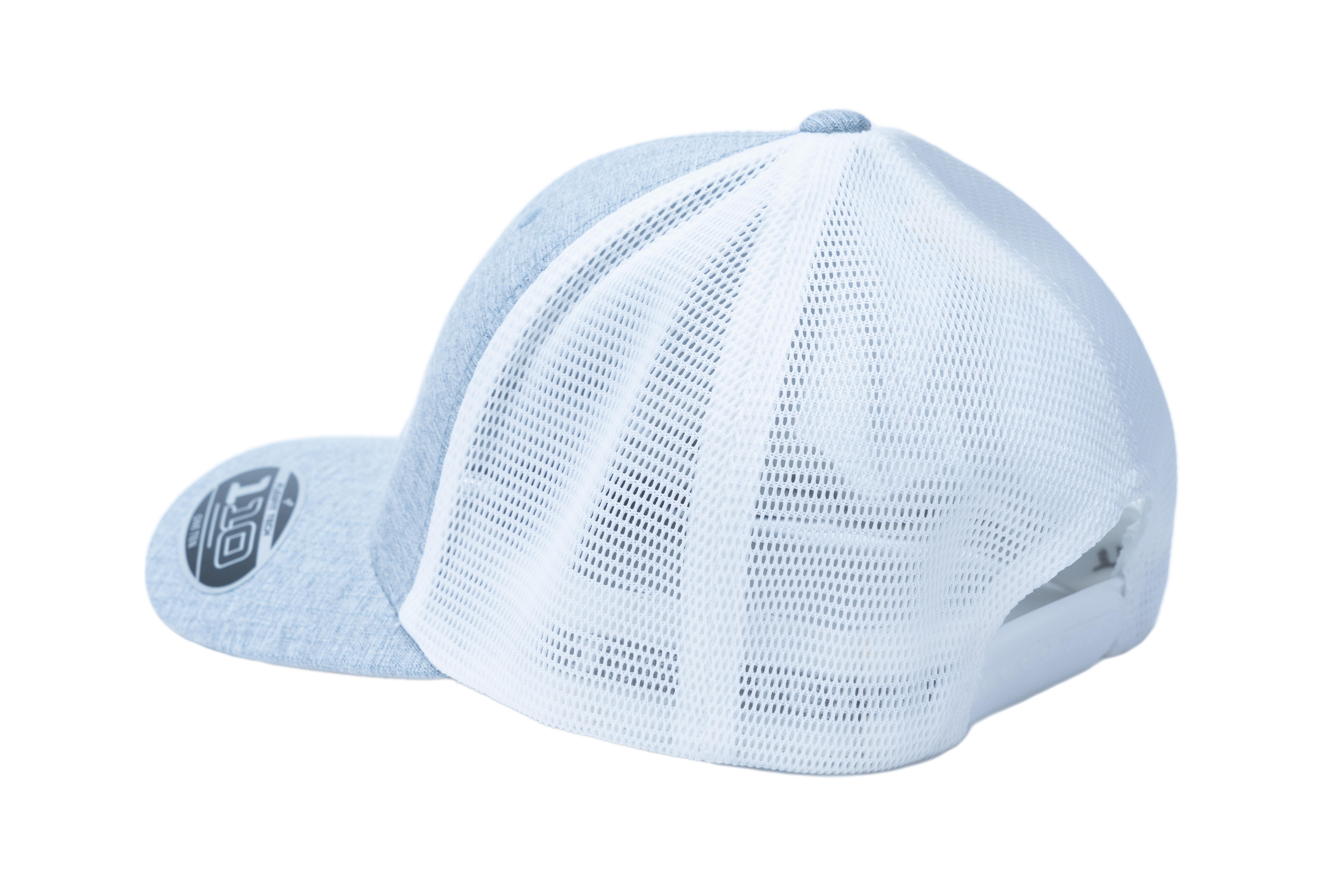 SOLLSO. Mesh 2-Tone Cap, Silver-White