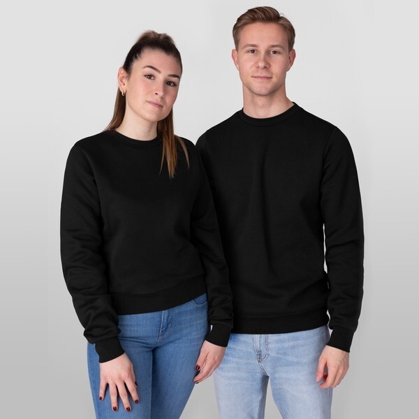 JAKO Sweat-Shirt Organic, schwarz, Gr.S
