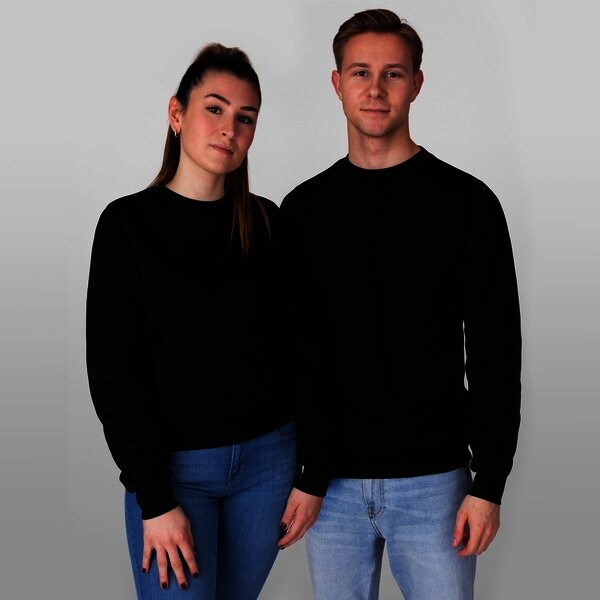 JAKO Sweat-Shirt Organic, schwarz, Gr.S