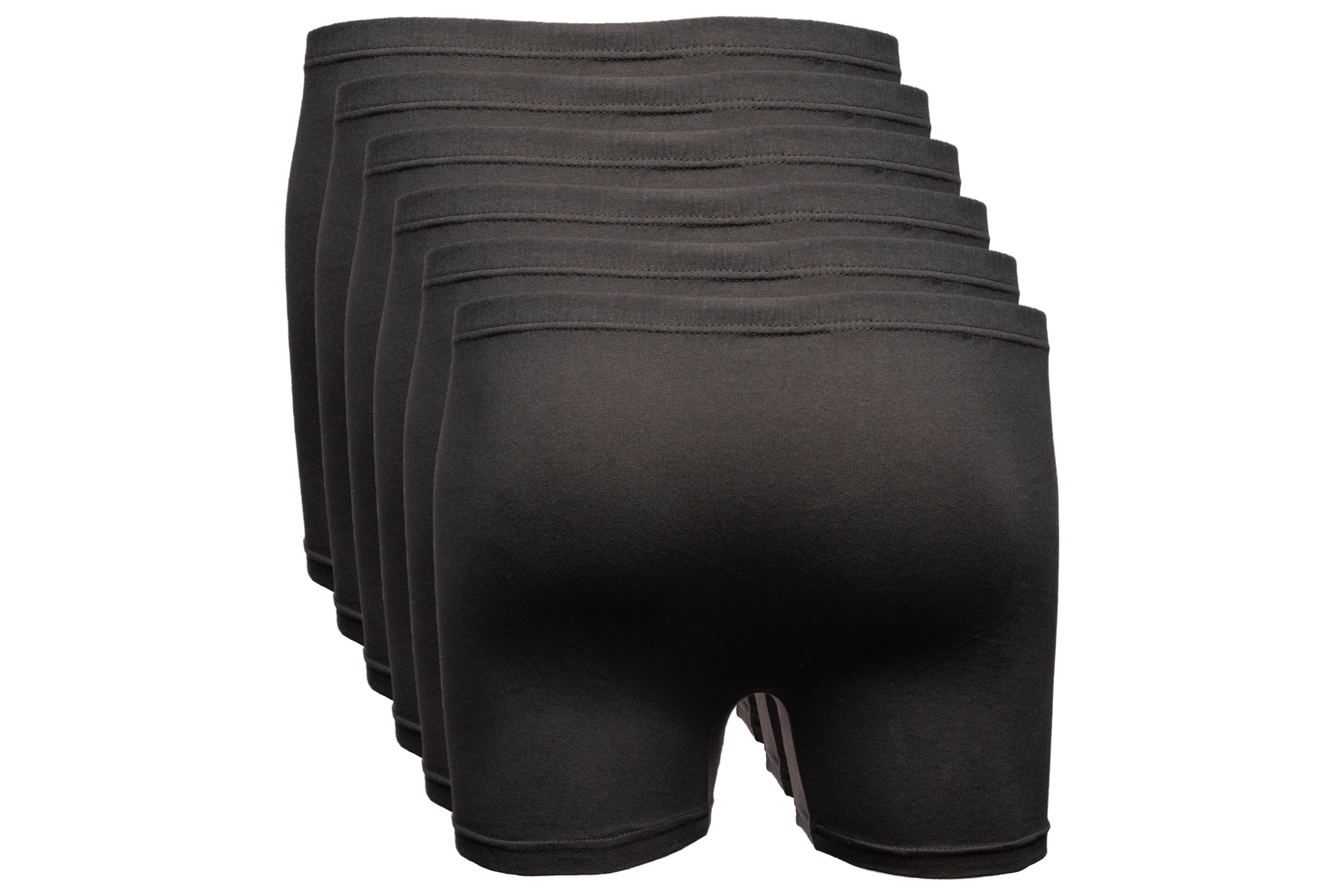 The BAKIS Herren Boxer Short, 2 x 3er Pack, schwarz, Größe 10