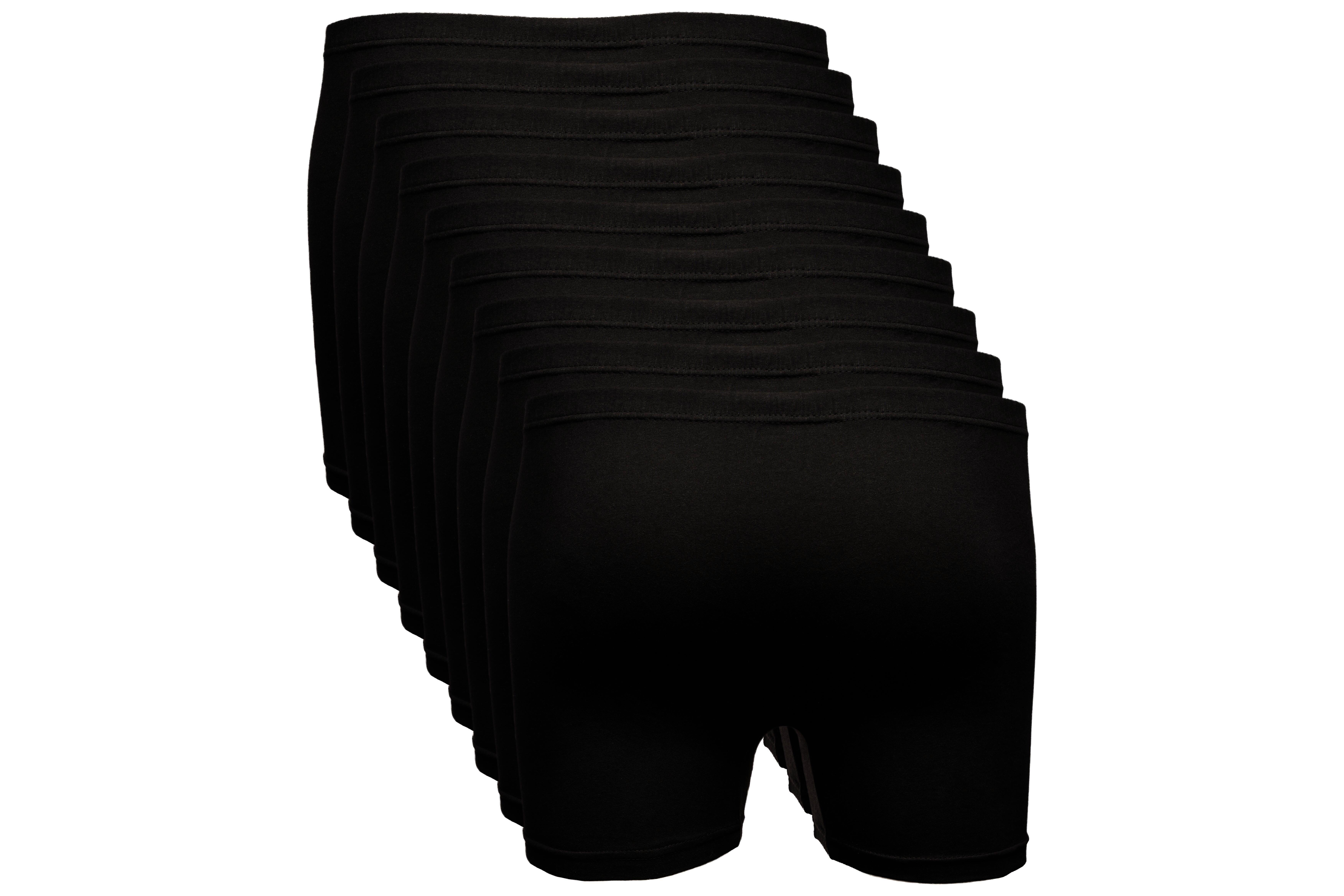 The BAKIS Herren Boxer Short, 3 x 3er Pack, schwarz, Größe 8