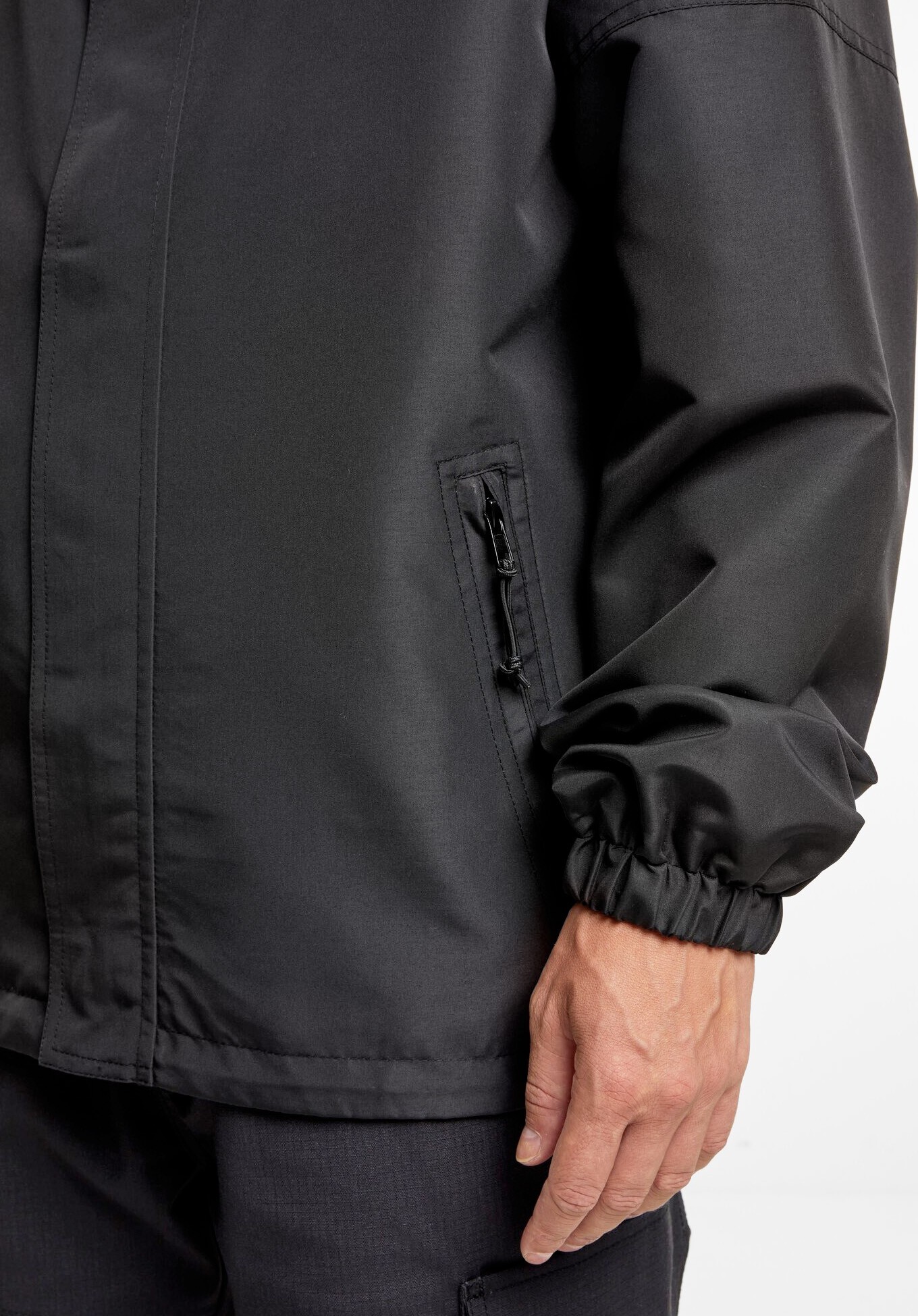 Brandit  Light Windbreaker Frontzip, Schwarz, Gr.6XL