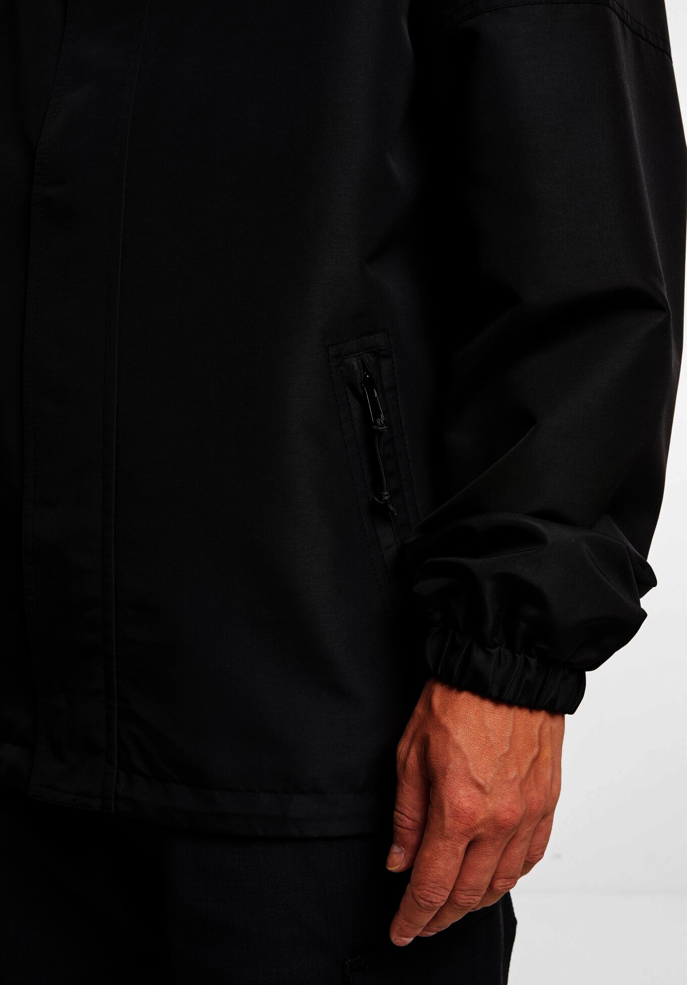 Brandit  Light Windbreaker Frontzip, Schwarz, Gr.6XL