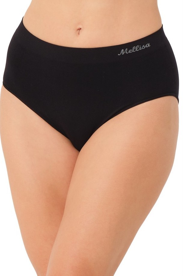 Damen-Slip „Mellisa“ 2077, Schwarz,3er-Pack, Gr.L