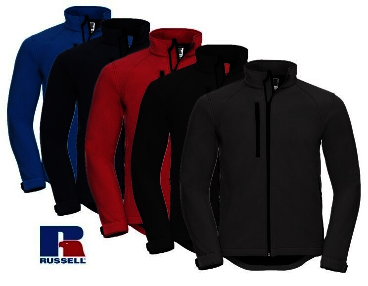 RUSSELL Softshell-Jacke, Azurblau, Gr.L