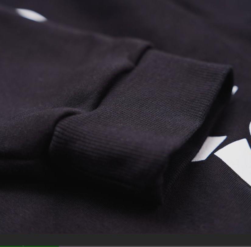 SOLLSO. Premium Hoodie "Pure Logo Big" Farbe Dark Black, Größe 3XL