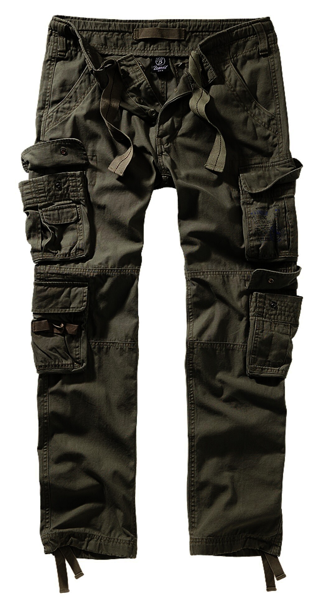 Brandit Pure Slim Fit Trouser, Farbe oliv, Größe XL