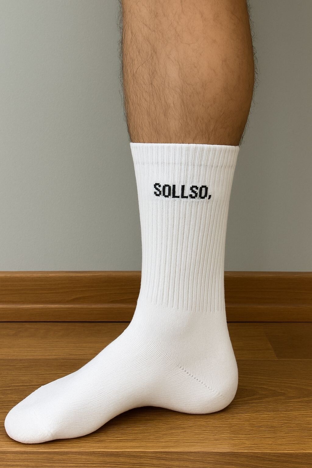 Tennissocken „SOLLSO.“, weiß, 2 x 3er-Pack, Gr-35/38