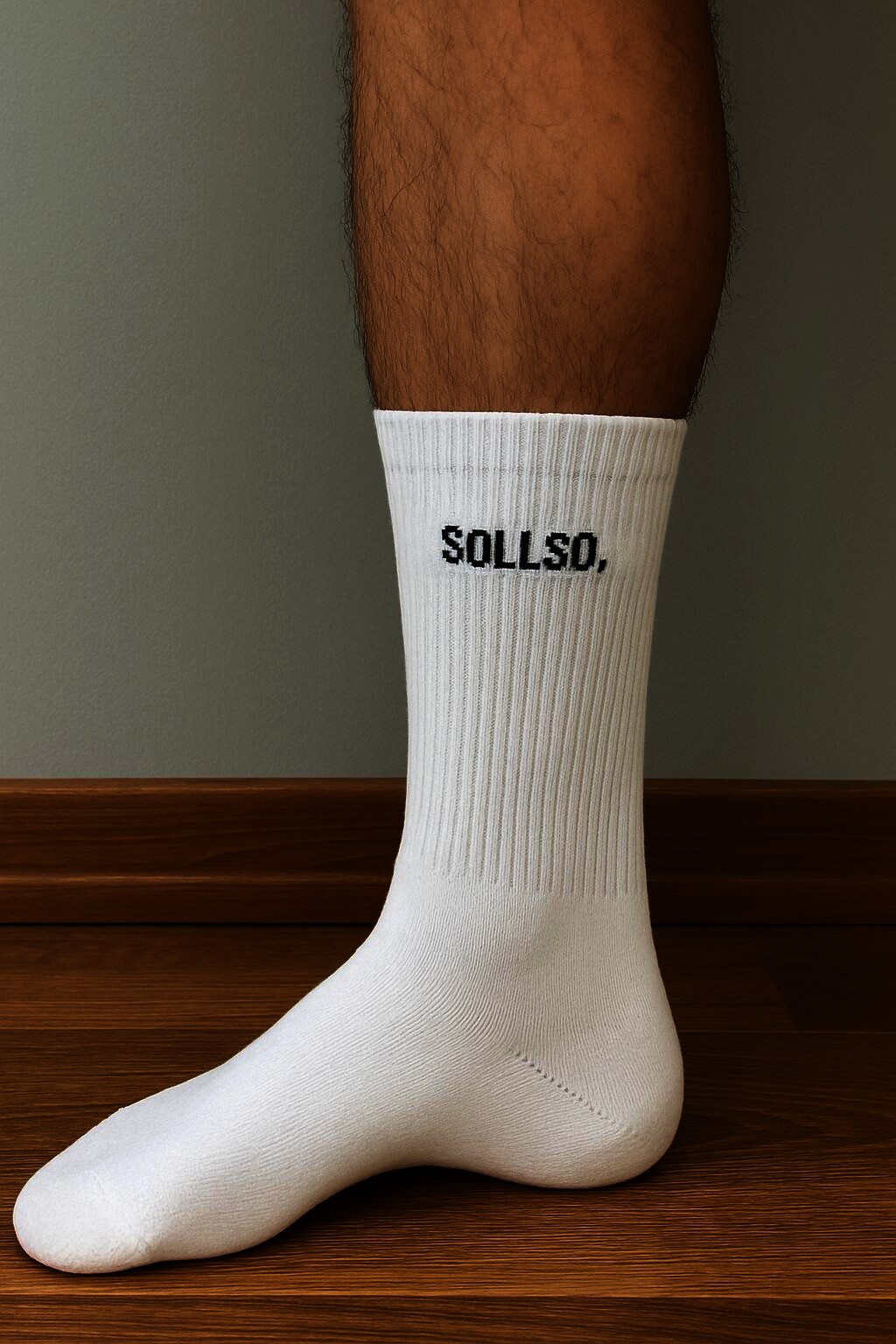 Tennissocken „SOLLSO.“, weiß, 2 x 3er-Pack, Gr-35/38