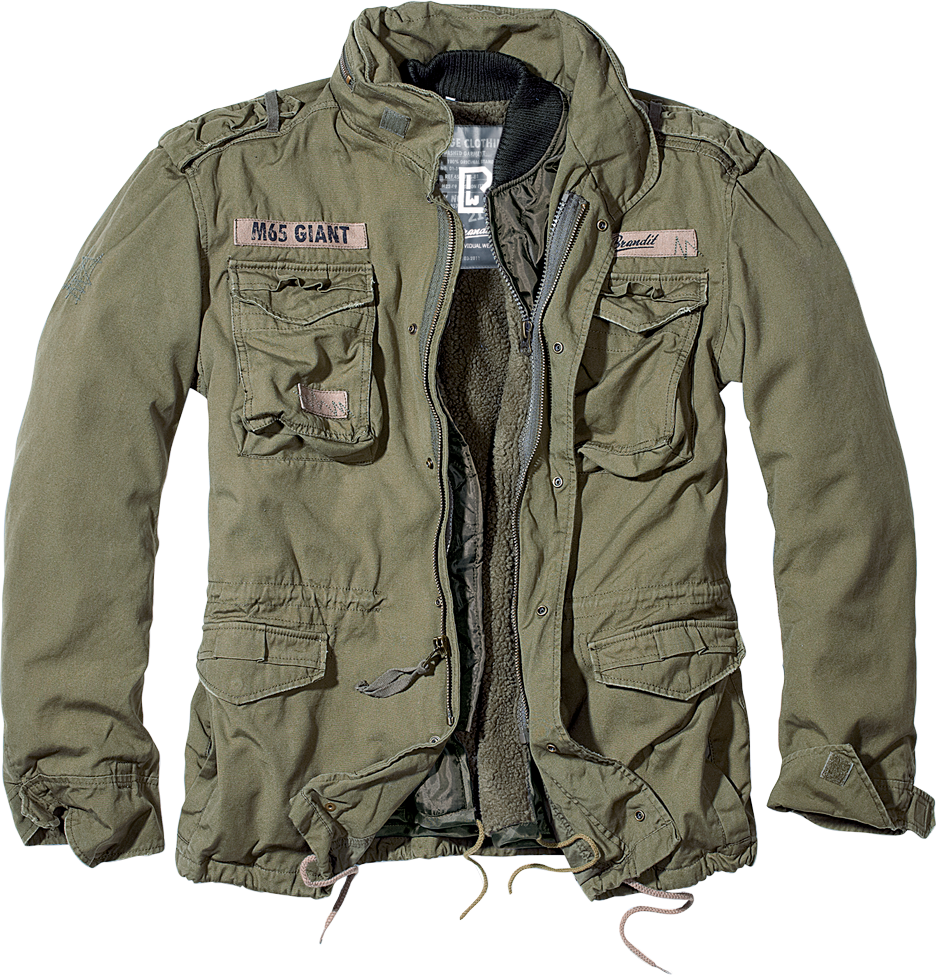 Brandit M-65 Giant Jacket, oliv, Größe 5XL