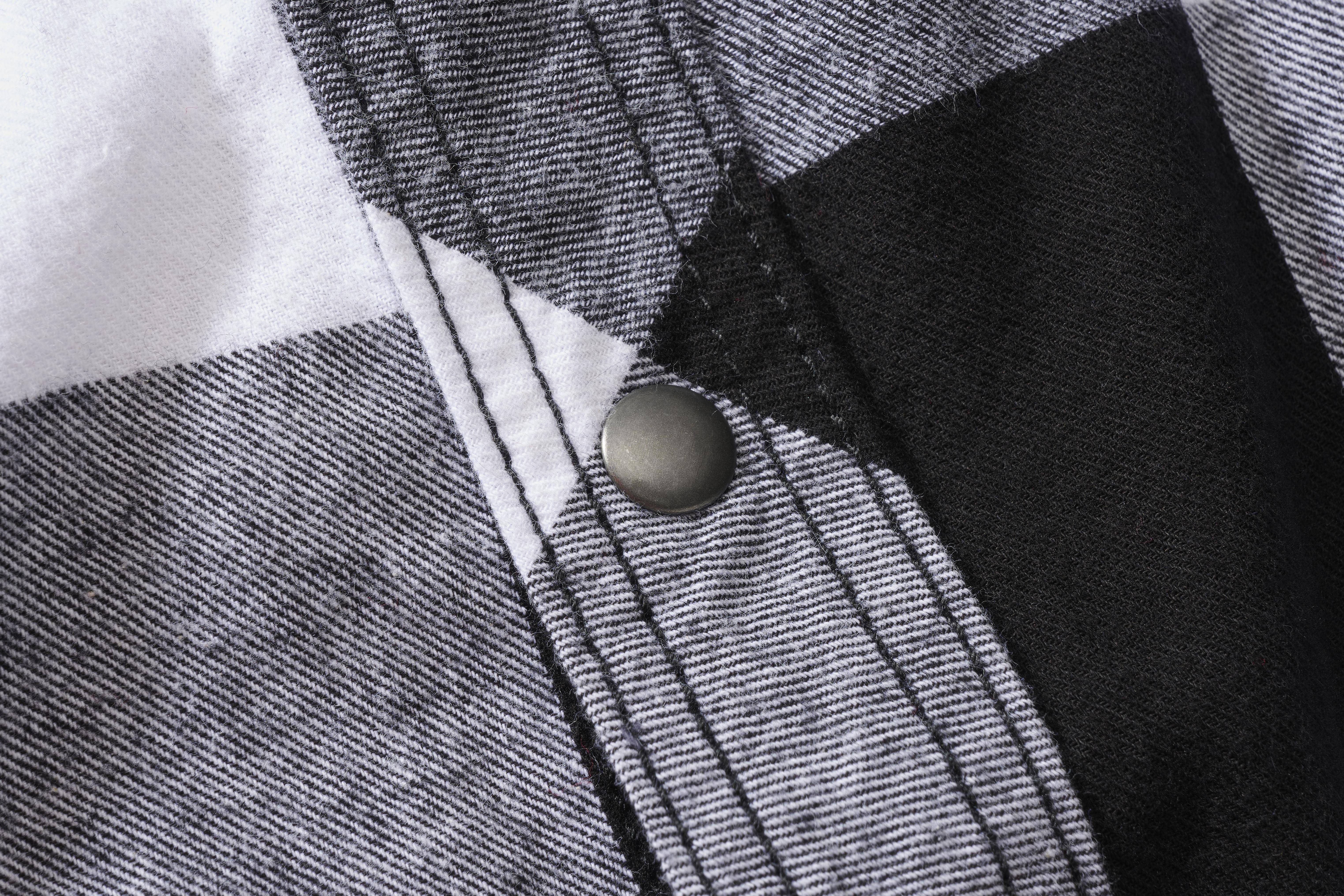 Brandit Checkshirt, Farbe weiß/schwarz, Größe 6XL