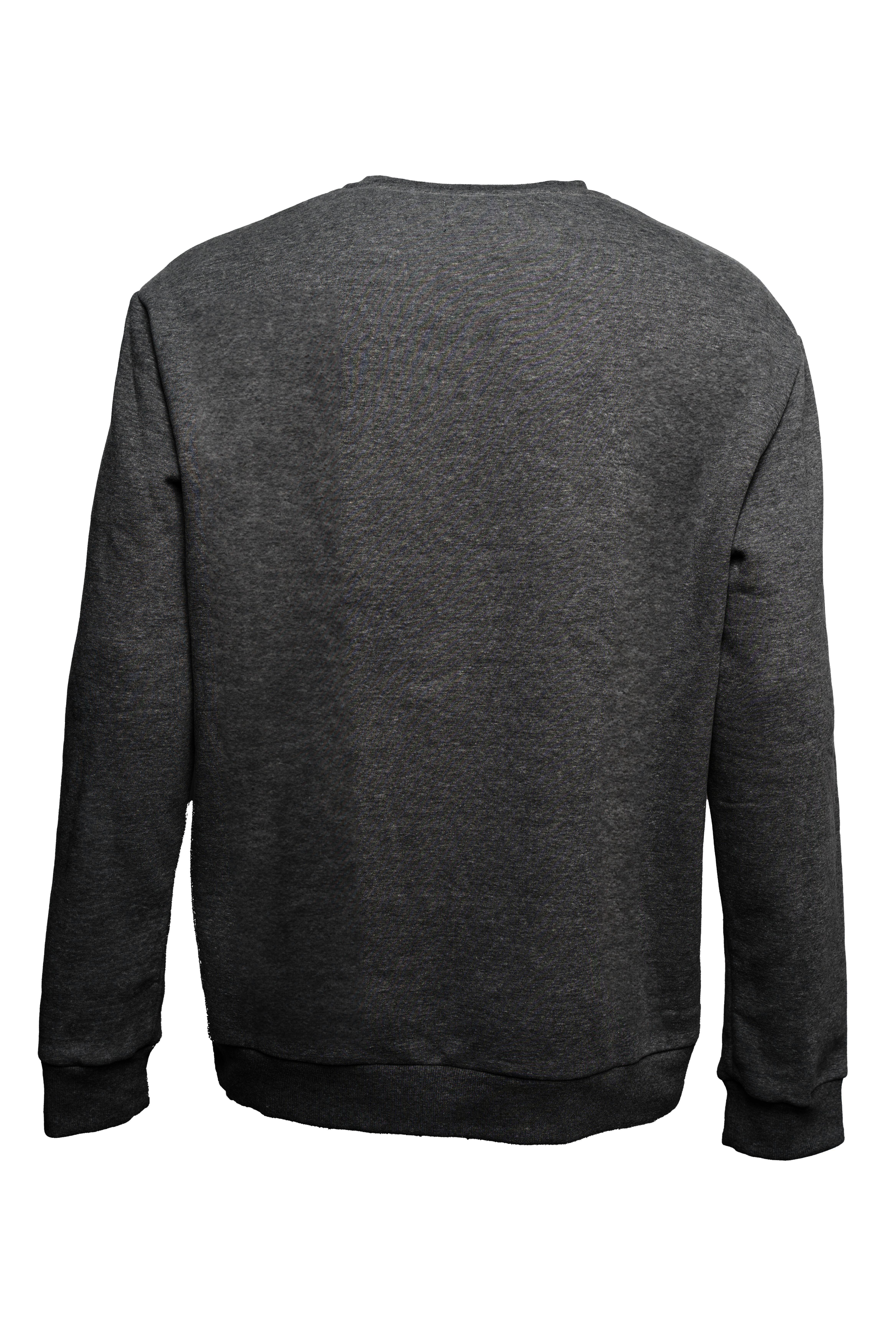 SOLLSO. Sweatshirt „Let’s Travel“, Farbe Pepper & Salt, Größe 3XL