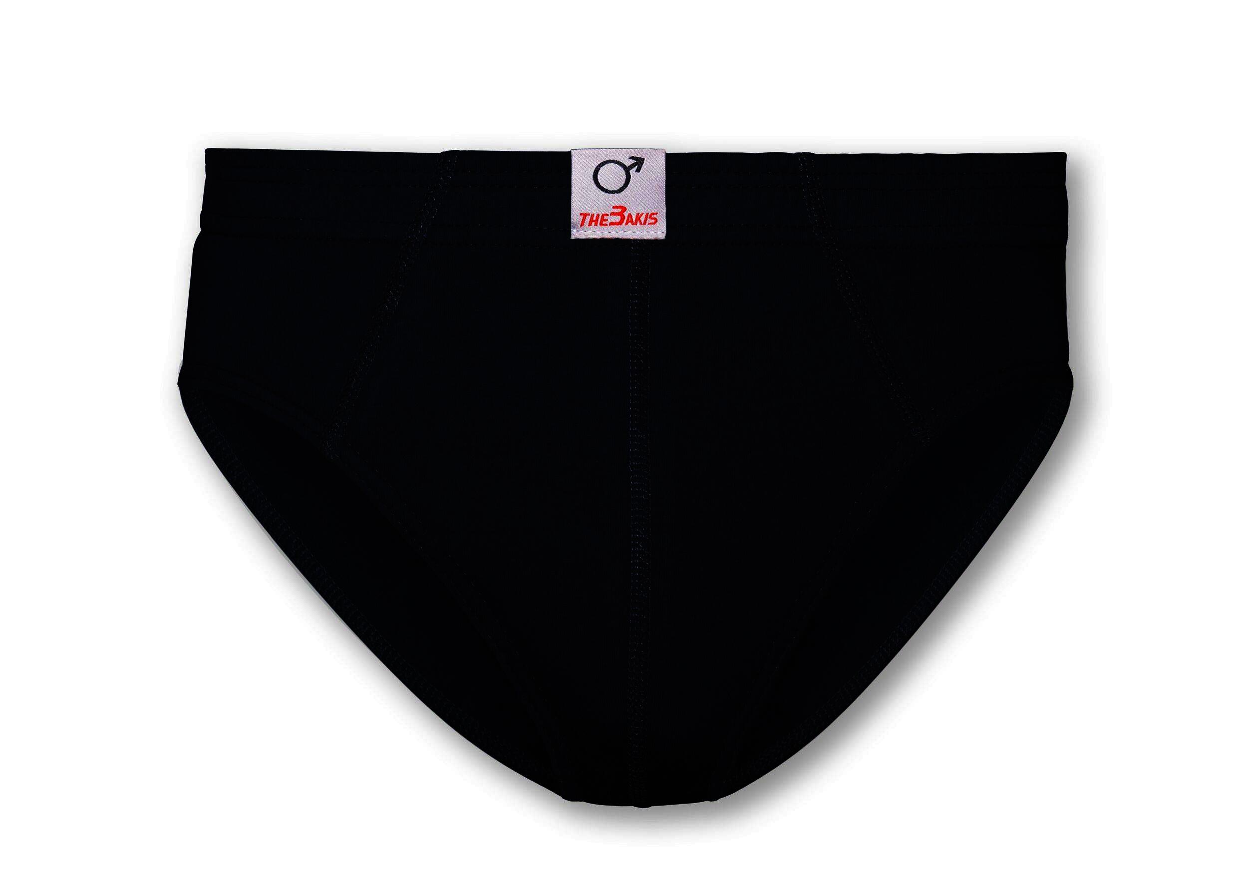 Herren Sport Slips Art.580. farbig sortiert, 3er-Pack, Gr.5