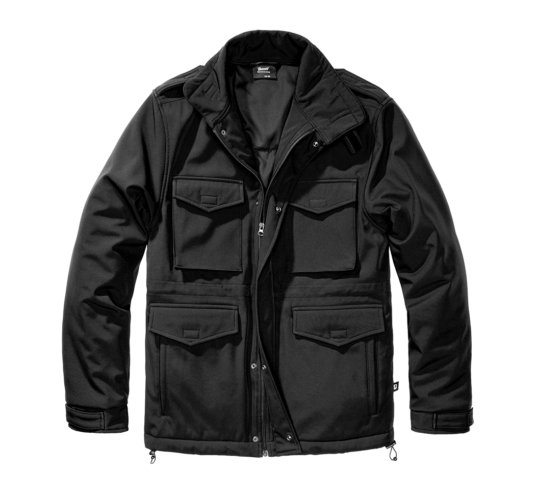 Brandit M65 Softshelljacket, Schwarz, Gr.6XL
