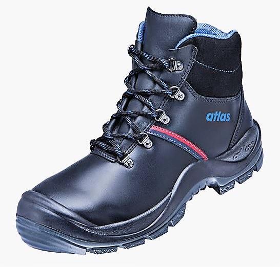 Atlas Anatomic BAU 500, Arbeitsschuh Klasse: EN ISO 20345:2011 S3, Schwarz, 46 EU