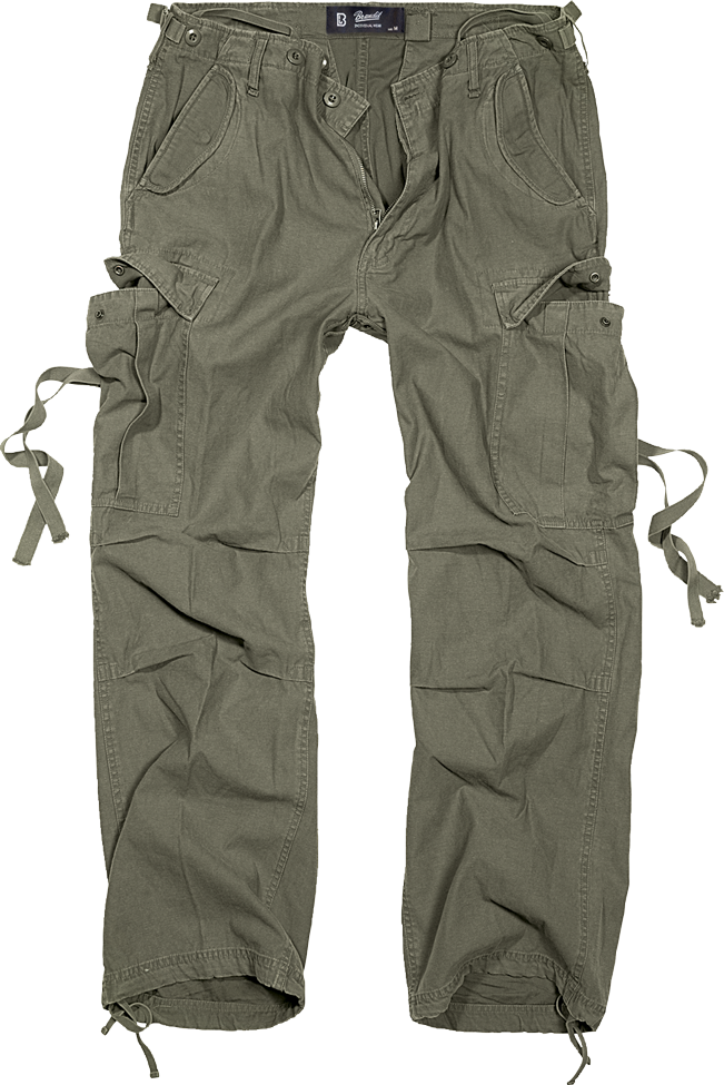 Brandit M65 Vintage Trousers oliv, Größe 3XL