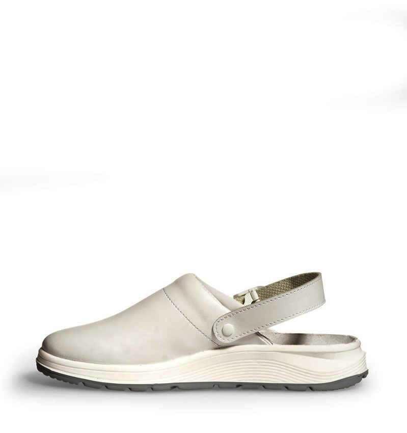Abeba Berufsschuh ACTIVE Clog 87021 , weiß, Größe 38