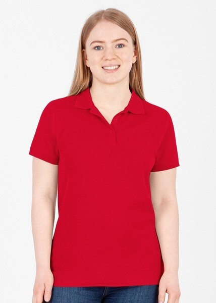 JAKO Damen Polo-Shirt Organic, rot, Gr.34