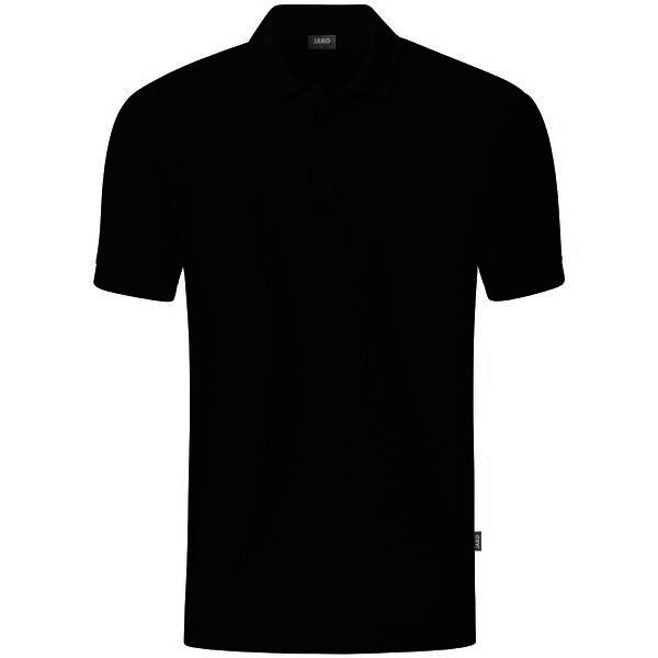 JAKO Herren Polo-Shirt Organic, schwarz, Gr.S