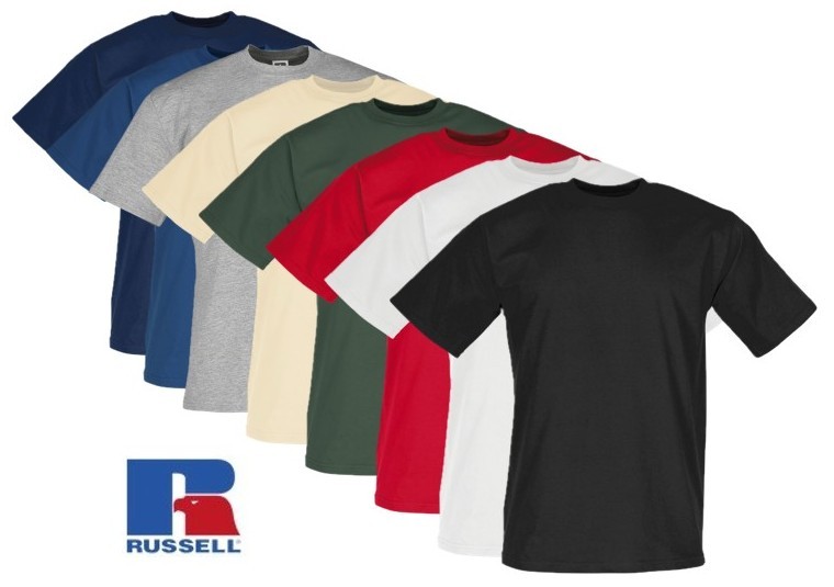 RUSSELL Authentic Classic T-Shirt, Schwarz, Gr.L RUSSELL Authentic Classic T-Shirt, Schwarz, Gr.L