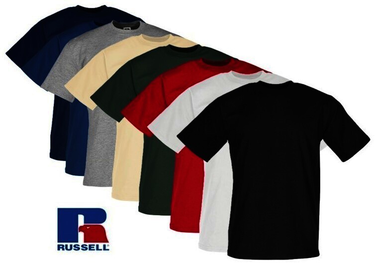 RUSSELL Authentic Classic T-Shirt, Schwarz, Gr.L
