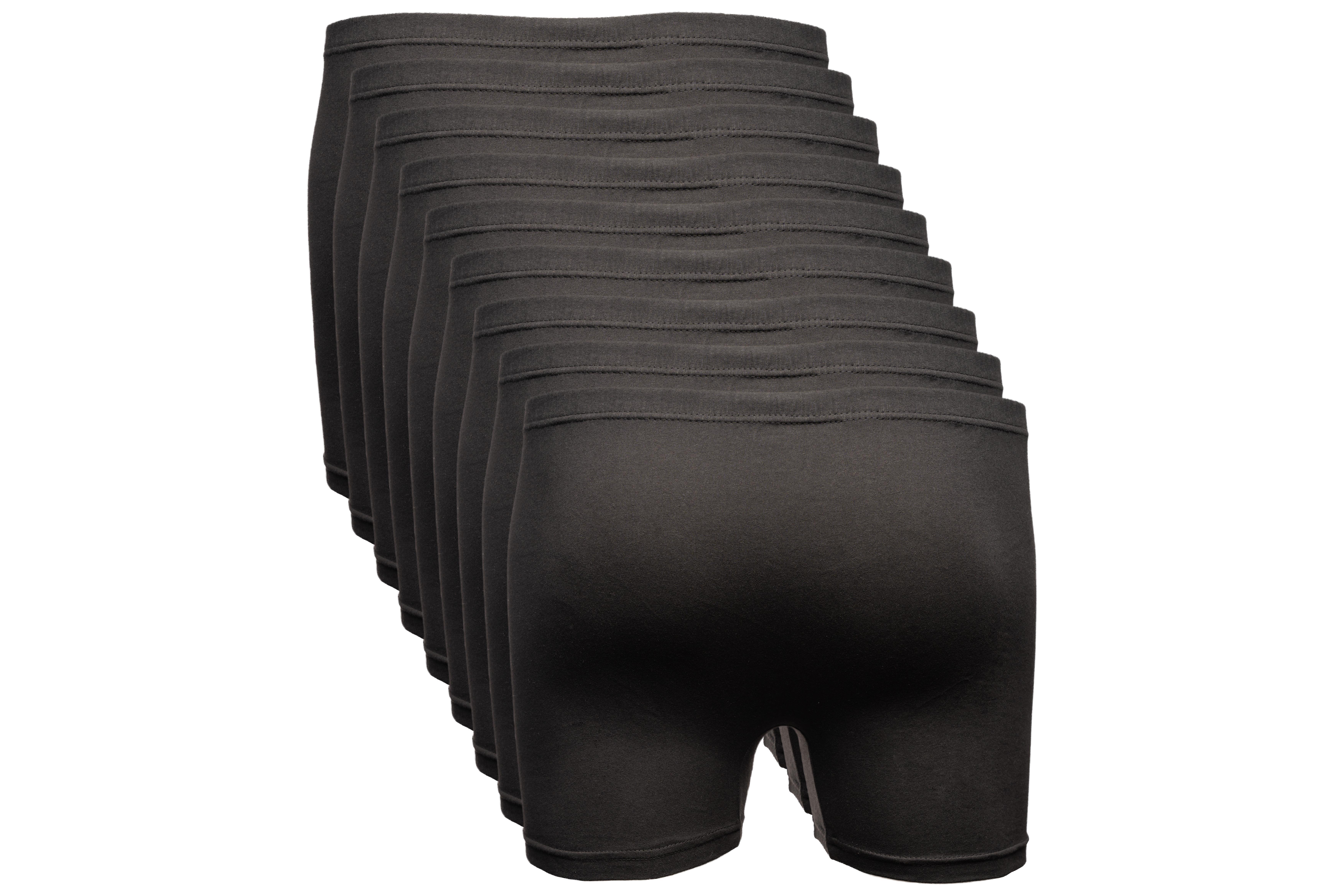 The BAKIS Herren Boxer Short, 3 x 3er Pack, schwarz, Größe 10