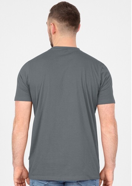 JAKO Herren T-Shirt Organic, steingrau, Gr.M