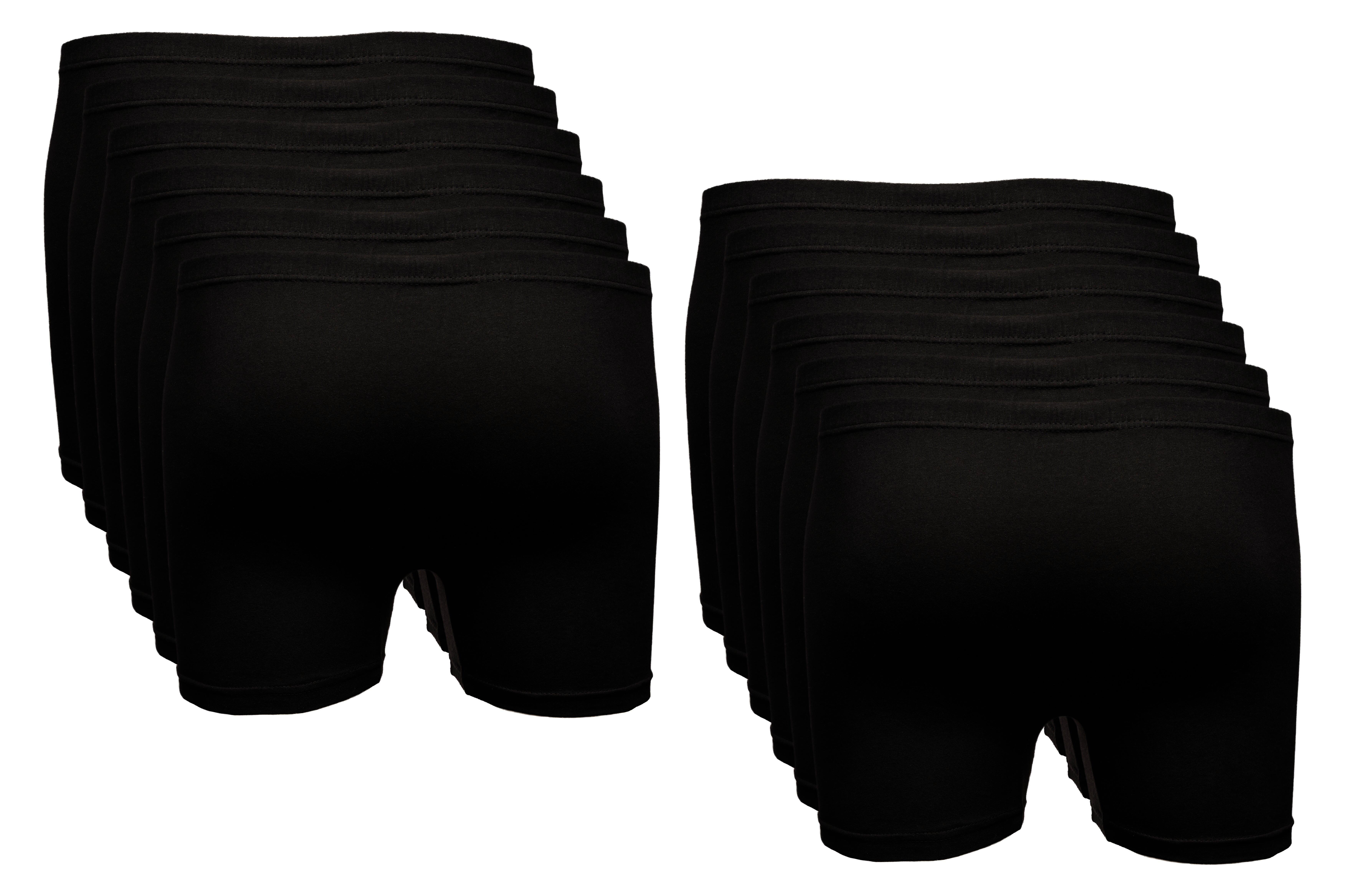 The BAKIS Herren Boxer Short, 4 x 3er Pack, schwarz, Größe 6