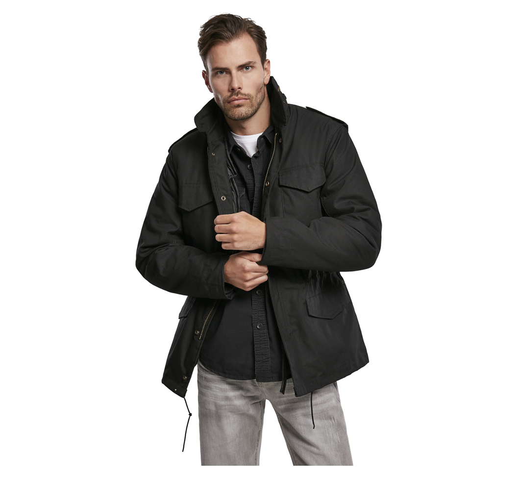 Brandit M-65 Fieldjacket Classic, Farbe schwarz