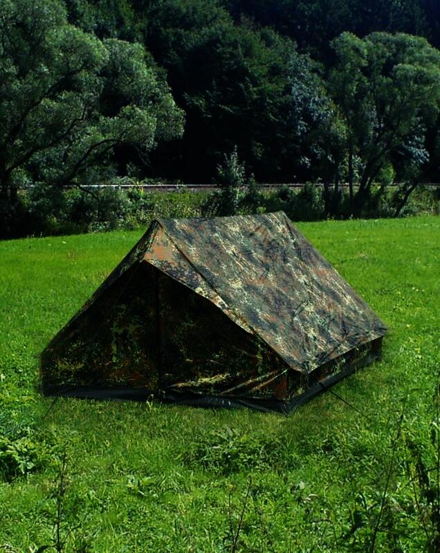 Zweimannzelt "Mini Pack Standard" flecktarn