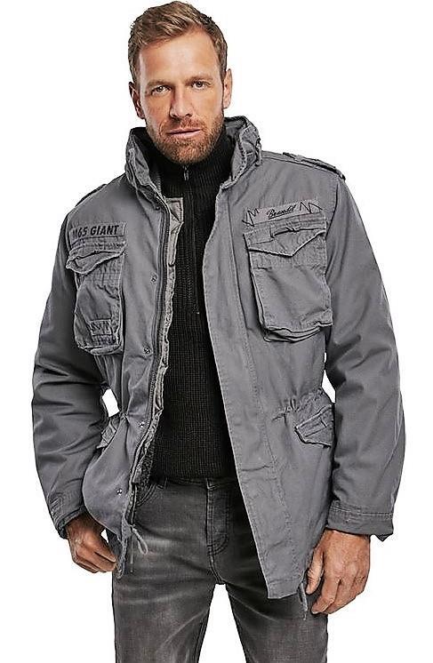 Brandit M-65 Giant Jacket, kohlegrau, Größe XXL