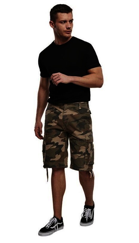Brandit Vintage Classic Shorts Farbe light woodland, Größe XXL
