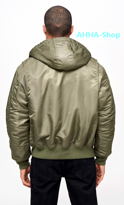 Brandit CWU Jacket hooded oliv, Größe 3XL