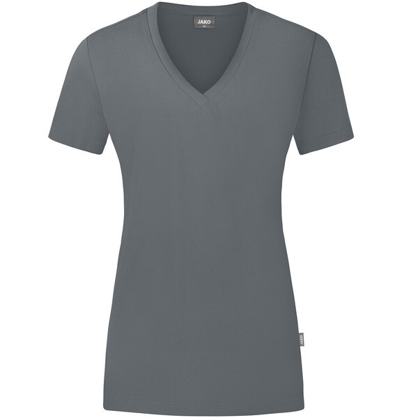JAKO Damen T-Shirt Organic, steingrau, Gr.44