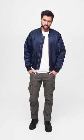 Brandit MA 1 Jacket, Farbe Dark Navy, Gr.S