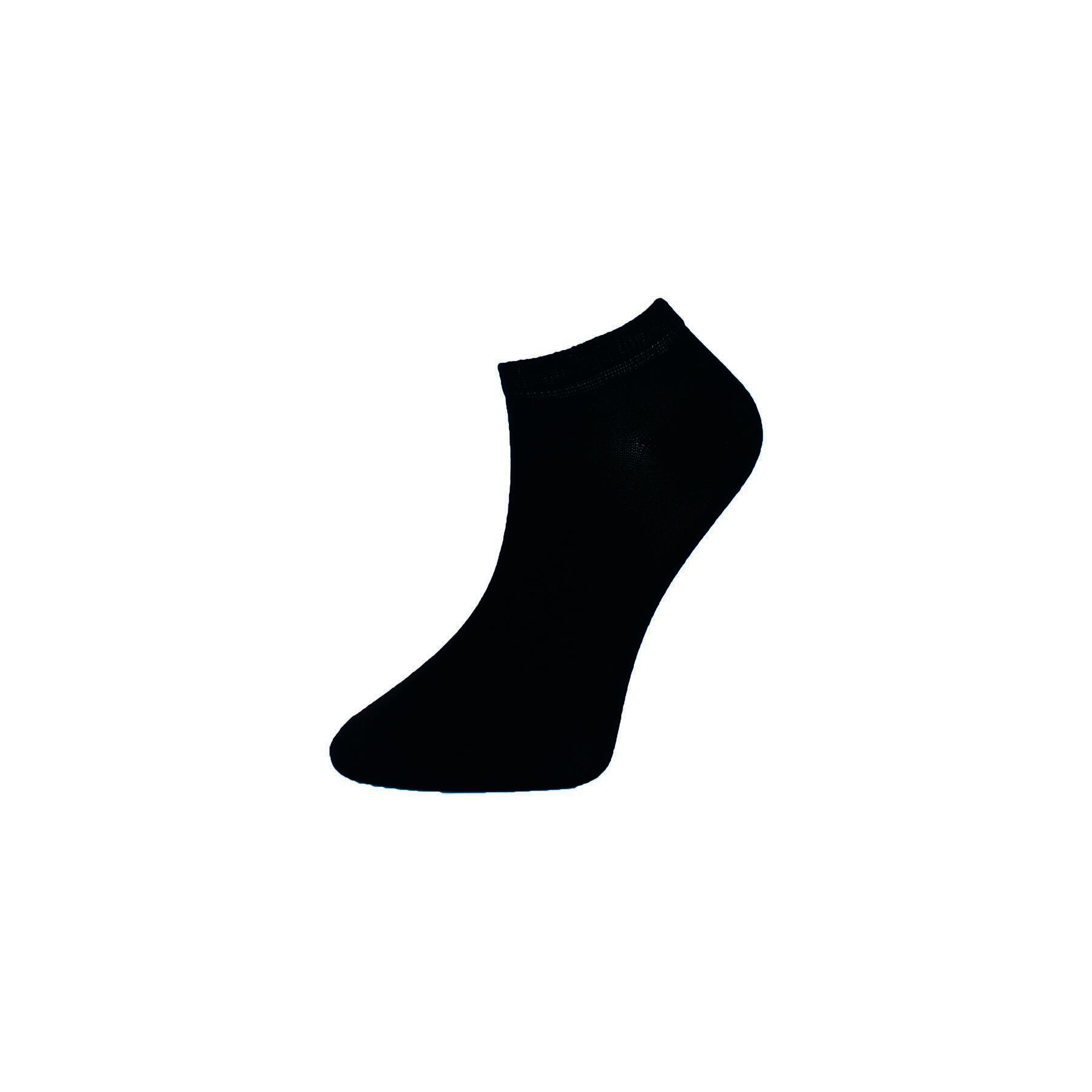 Damen Sneaker-Socken 7001, schwarz, 2 x 4er-Pack, Gr.39/42