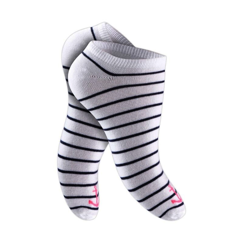 Damen Sneaker Socken 65249, maritim, 2 x 4er-Pack, Gr.35/38