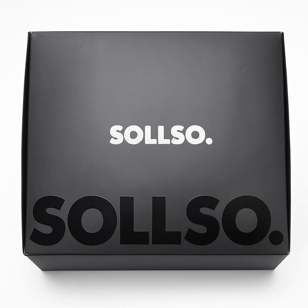 SOLLSO. Tennissocken, 3er-Pack, schwarz, Gr.35/38