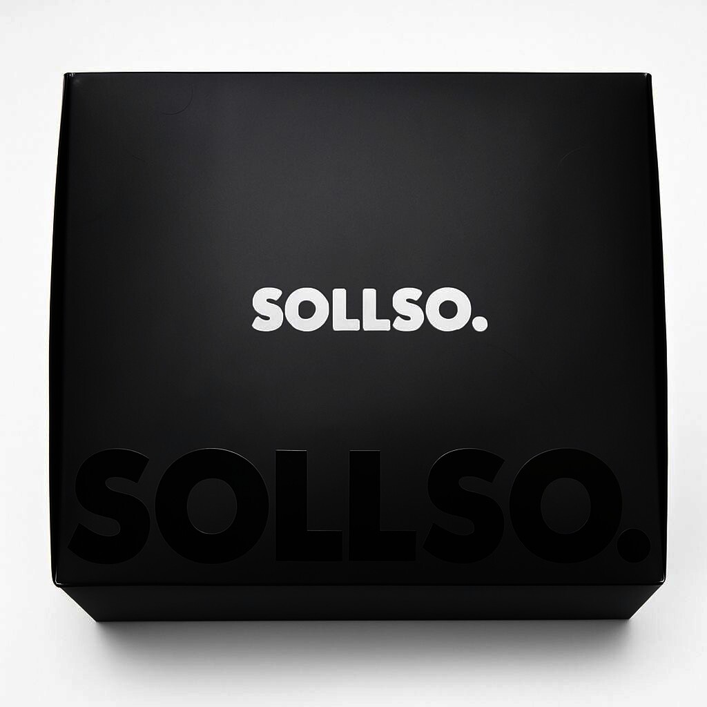 SOLLSO. Tennissocken, 3er-Pack, schwarz, Gr.35/38
