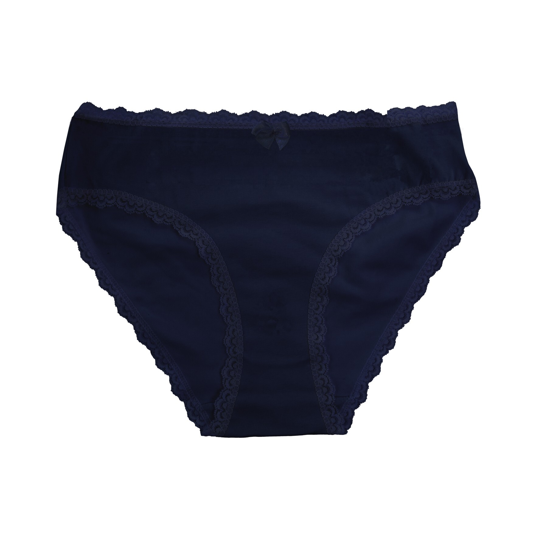 Damen Bikinislip 18123, Spitze, versch. Farben, 4 x 2er-Pack, Gr.36/38