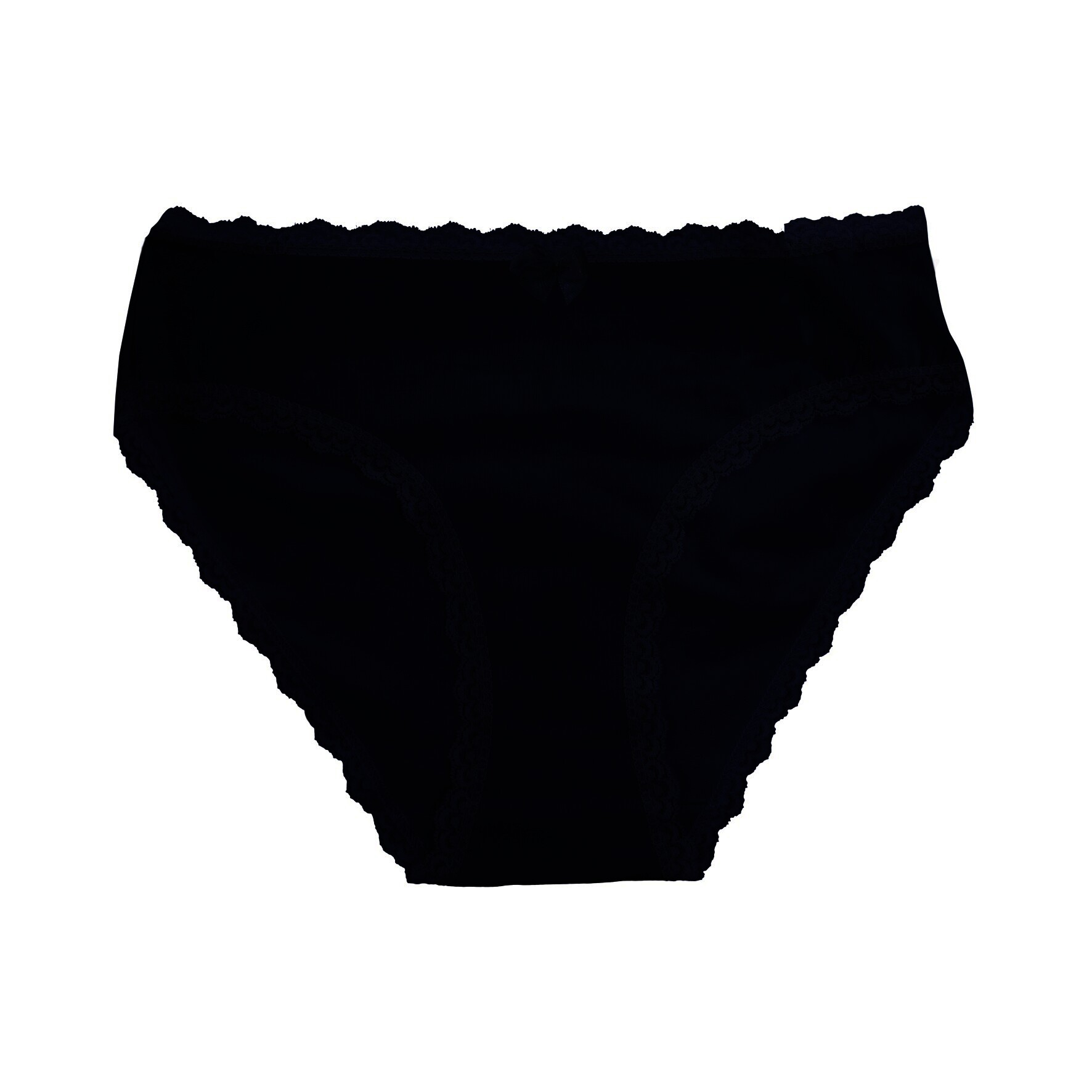 Damen Bikinislip 18123, Spitze, versch. Farben, 4 x 2er-Pack, Gr.36/38