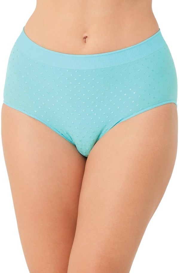 The Bakis Damen-Slip gepunktet 2078, Türkis, 3er-Pack, Gr.3XL