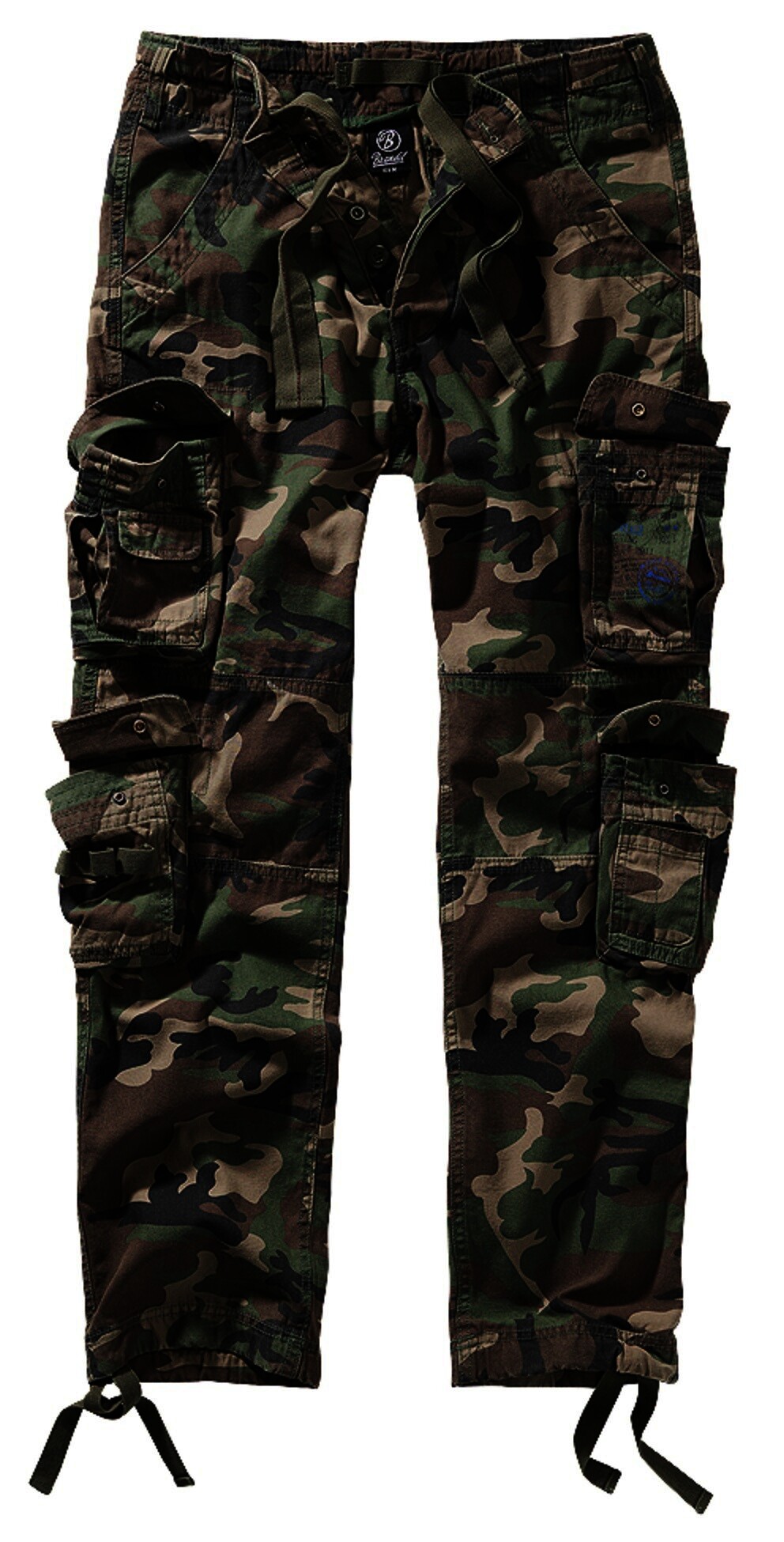 Brandit Pure Slim Fit Trouser, Farbe woodland, Größe L