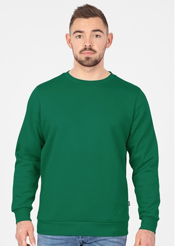 JAKO Sweat-Shirt Organic, grün, Gr.S
