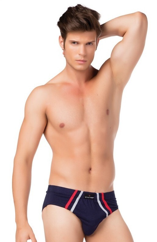 The Bakis Herren Baumwolle Sports Slips,  12er-Pack, mehrfarbig, Größe 9