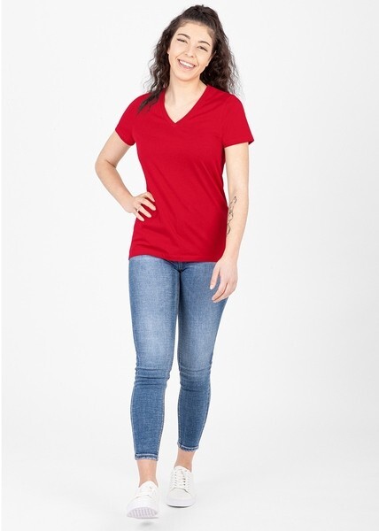 JAKO Damen T-Shirt Organic, rot, Gr.44