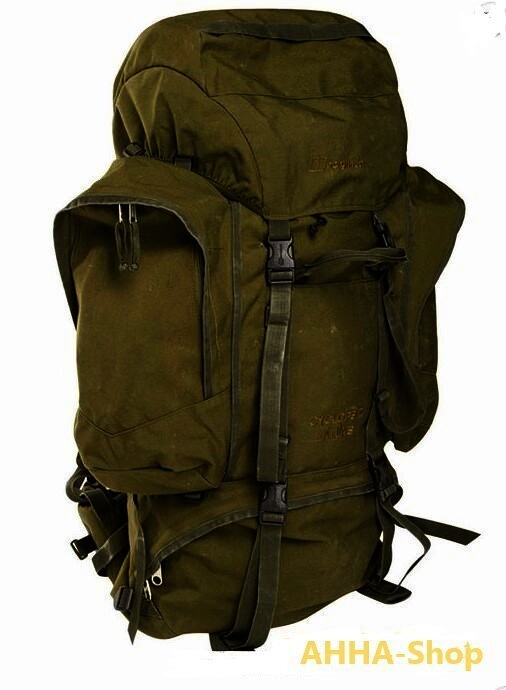BW Rucksack "Berghaus", 110l, Farbe Oliv, gebraucht