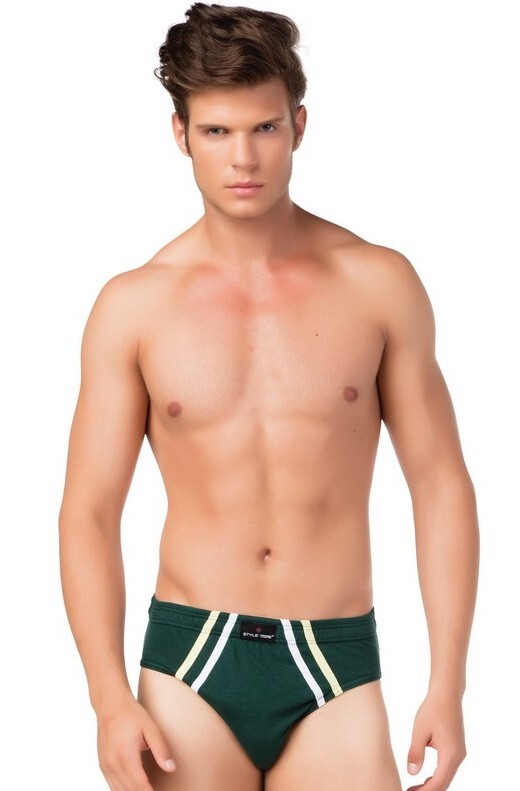 The Bakis Herren Baumwolle Sports Slips,  12er-Pack, mehrfarbig, Größe 9