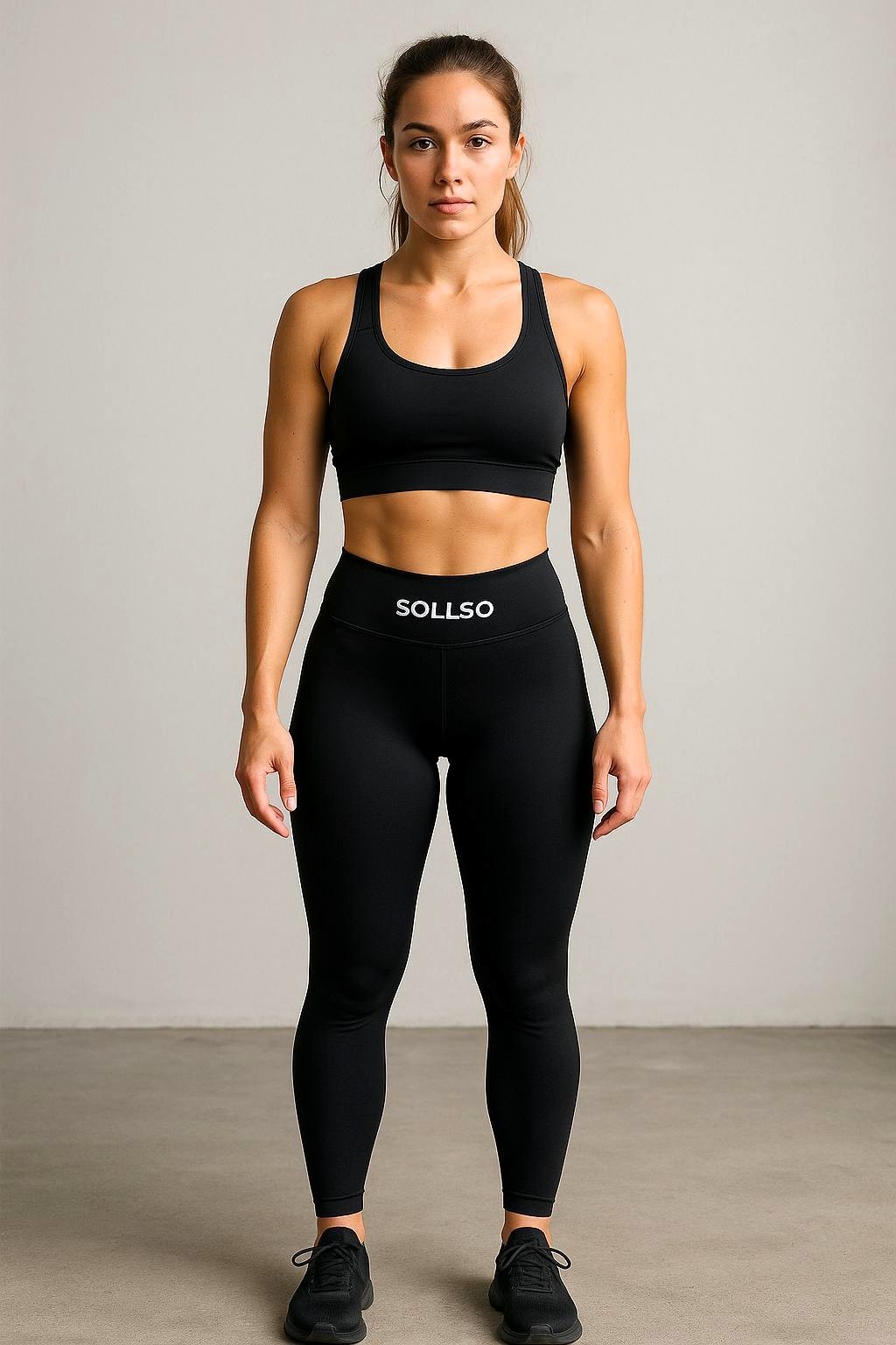 Scrunch-Leggins by SOLLSO., Schwarz, Gr.L Scrunch-Leggins by SOLLSO., Schwarz, Gr.L